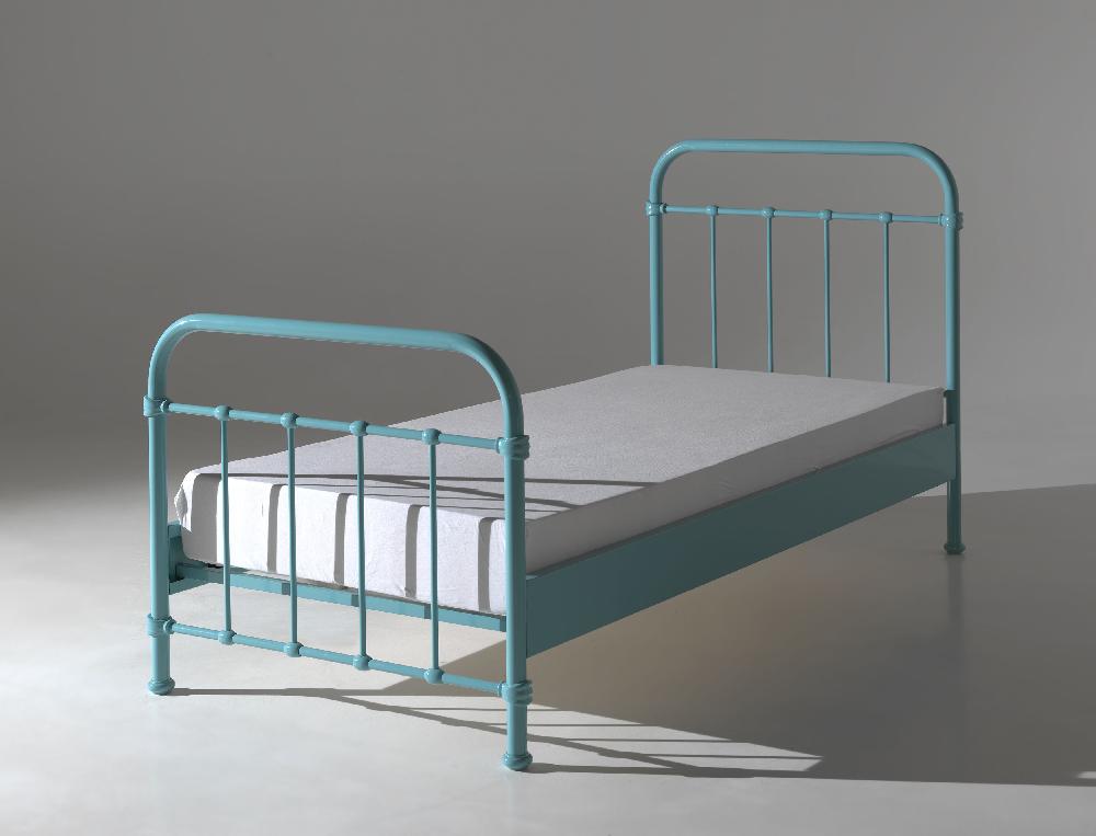 Emob Kinderbed New York 90x200cm Metaal - Mintgroen