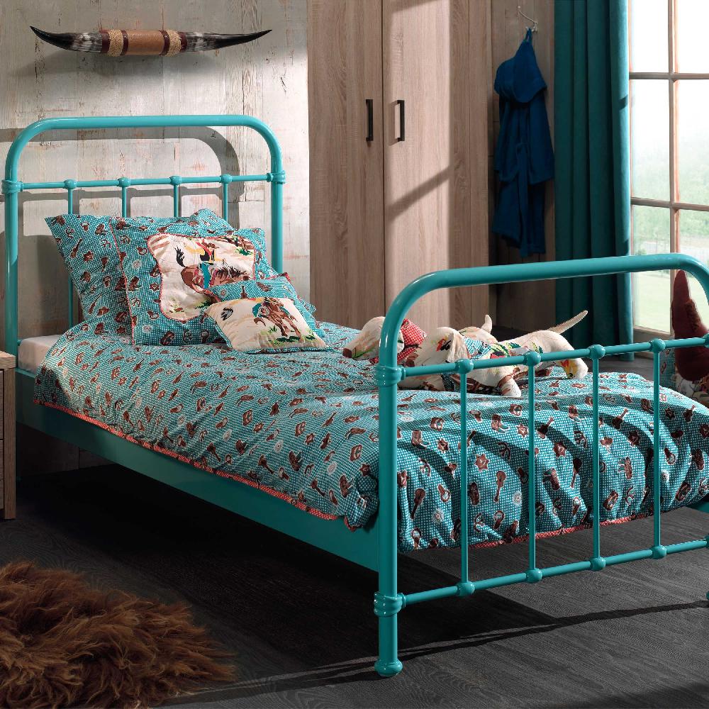 emob Kinderbed New York 90x200cm metaal - mintgroen