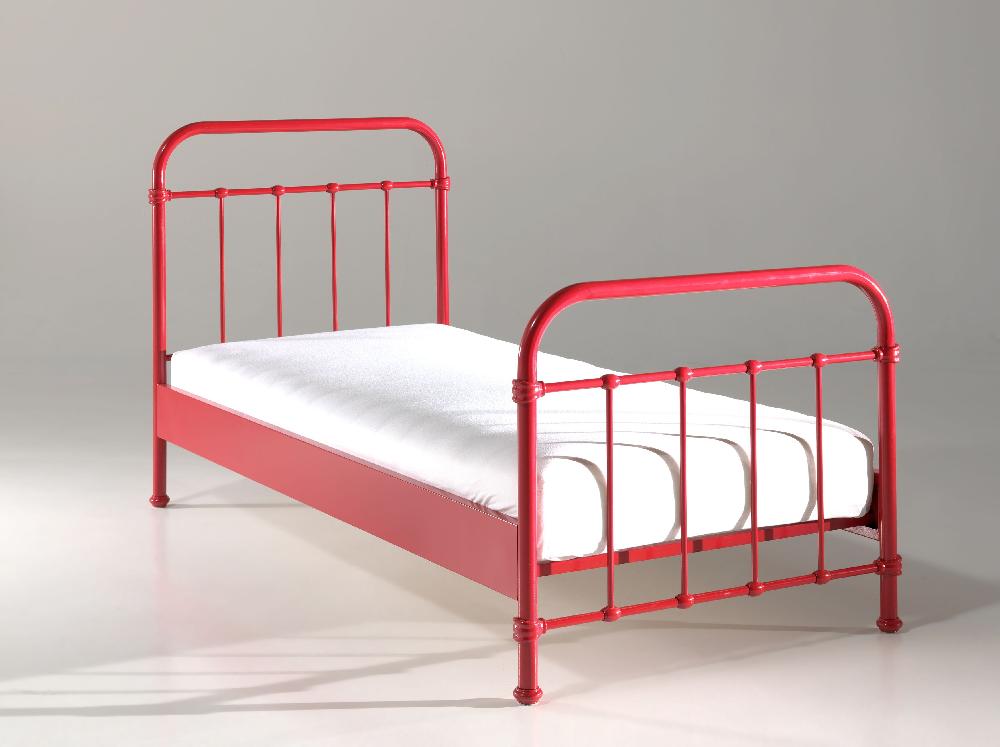 Emob Kinderbed New York 90x200cm Metaal - Rood
