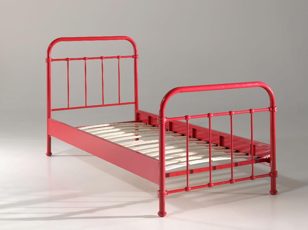 Emob Kinderbed New York 90x200cm Metaal - Rood