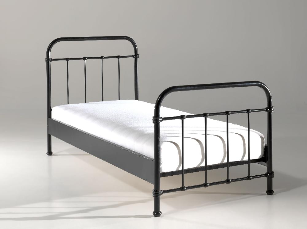Emob Kinderbed New York 90x200cm Metaal - Zwart