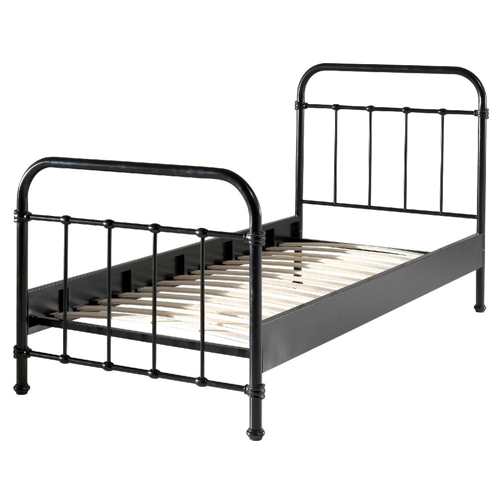 Emob Kinderbed New York 90x200cm Metaal - Zwart