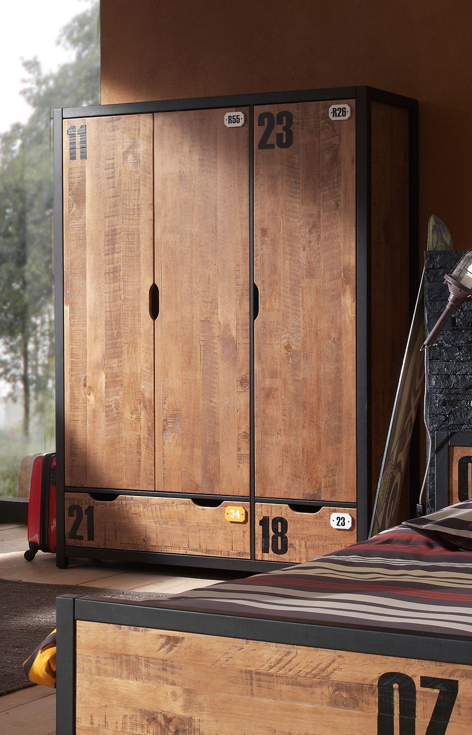 Emob Kledingkast Alex 3 Deuren