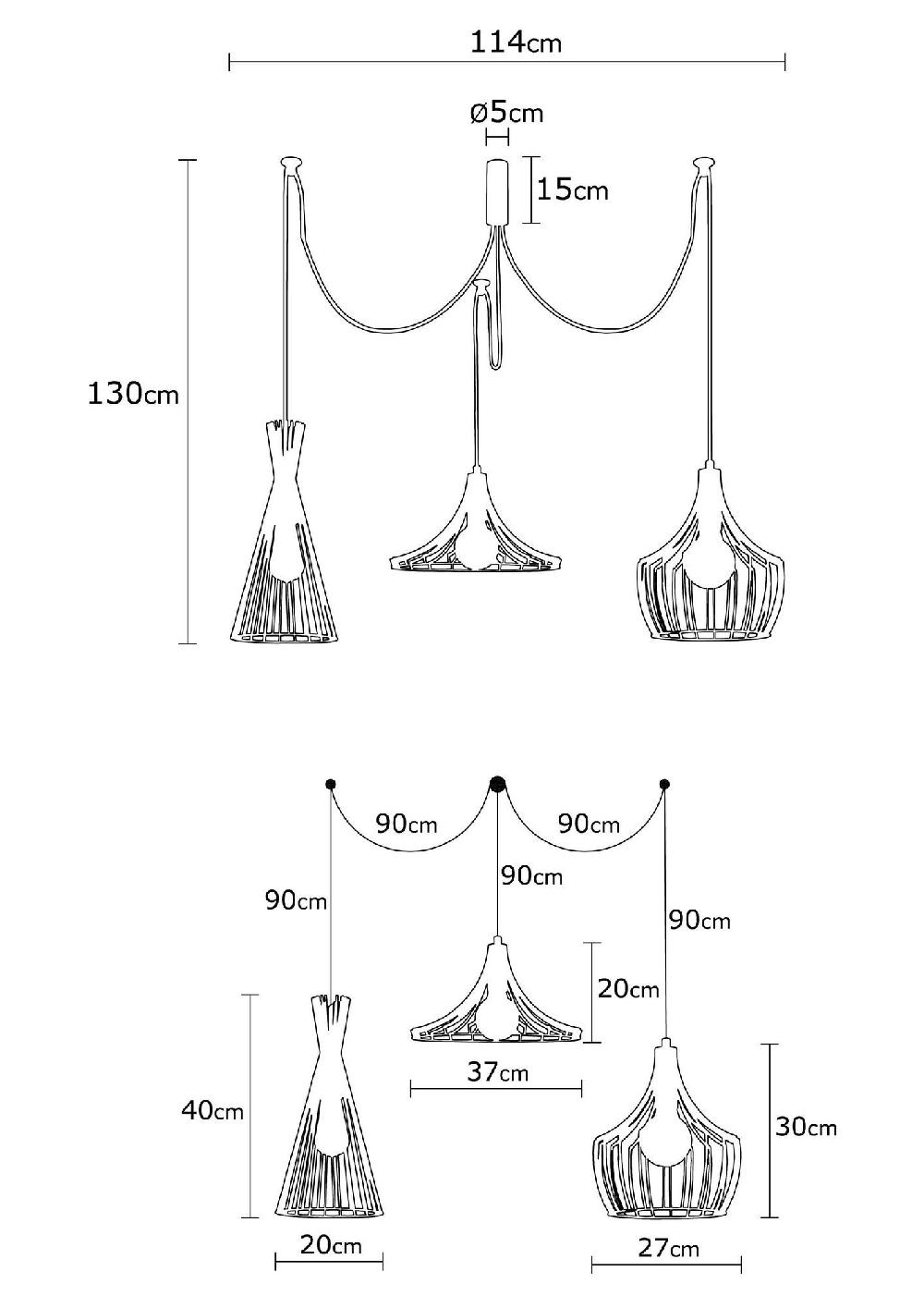 Emob Kroonluchter Noor