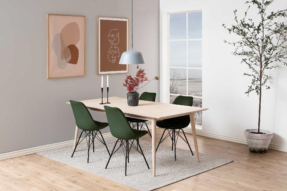 Emob Kuipstoel Irma In Fluweel - Bosgroen/zwart