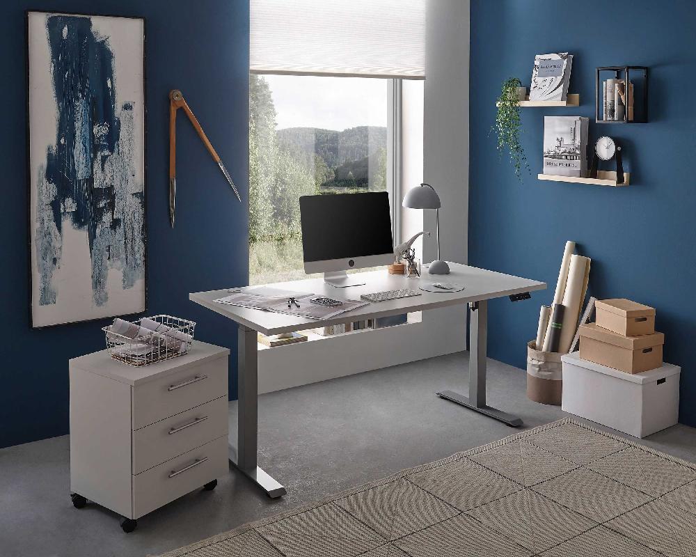 Emob Ladeblok Ben - 3 Lades - Met Wielen - Lichtgrijs