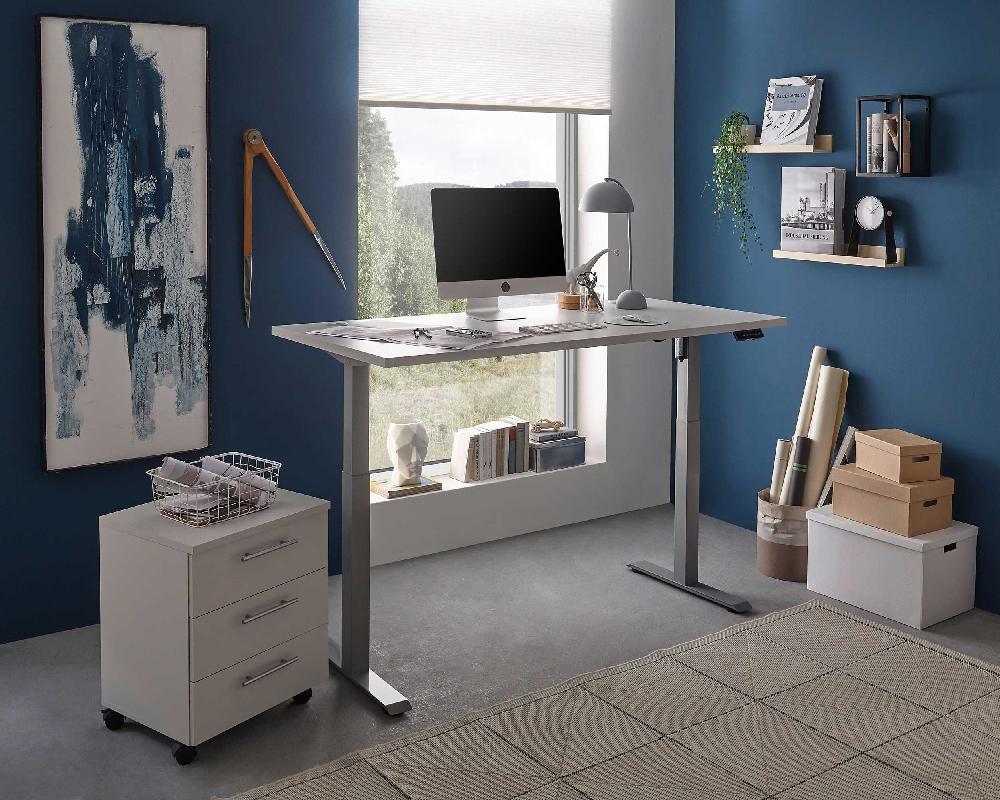 Emob Ladeblok Ben - 3 Lades - Met Wielen - Lichtgrijs