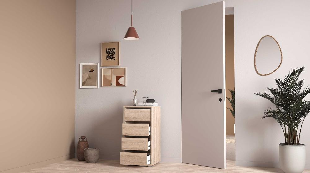 Emob Ladekast Blokty - 40x40x76cm - 4 Lades - Eikdecor