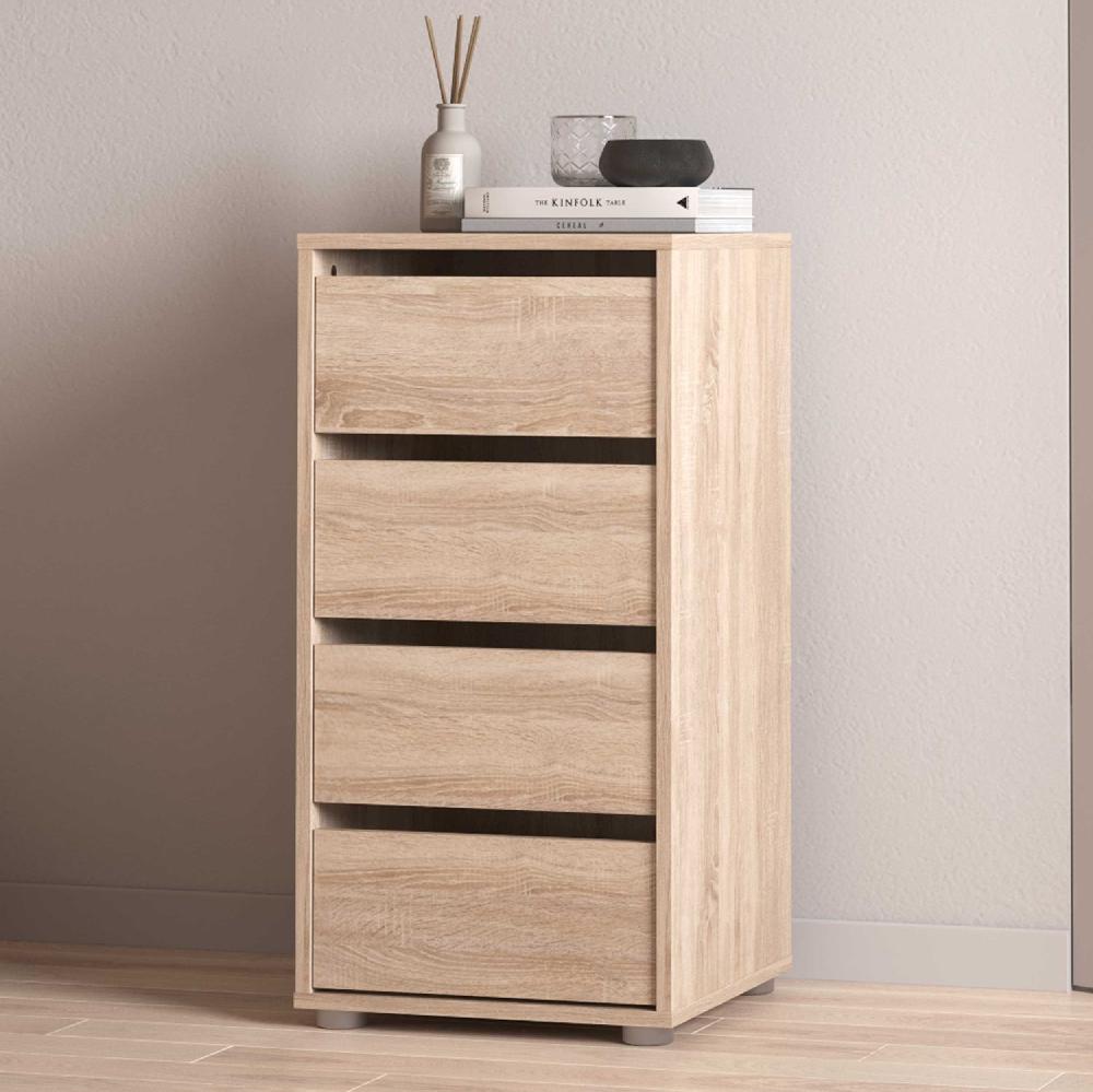 emob Ladekast Blokty - 40x40x76cm - 4 lades - eikdecor