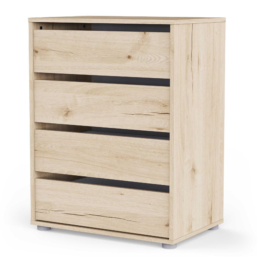 Emob Ladekast Blokty - 60x40x76cm - 4 Lades - Eikdecor