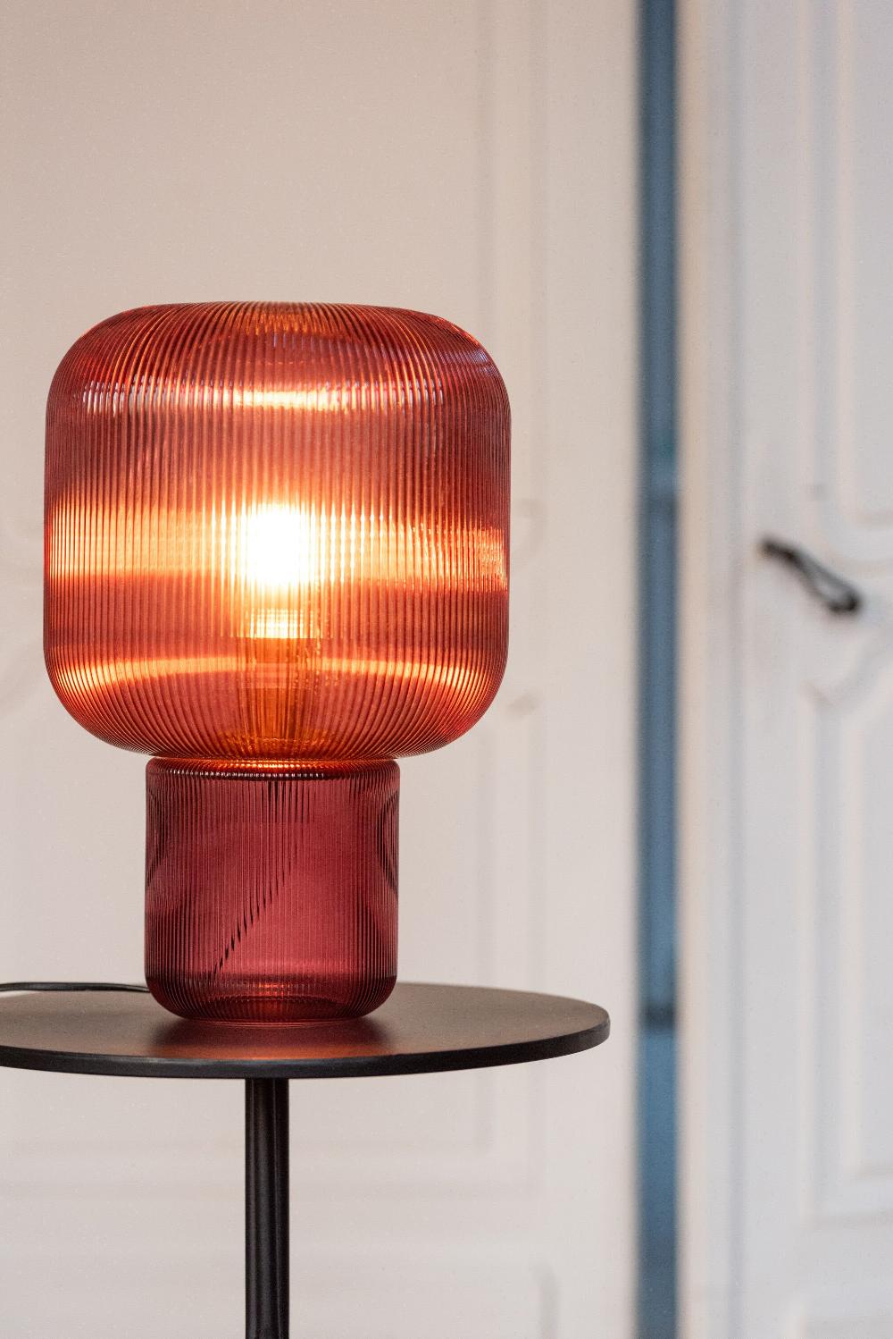 Emob Lamp Glas Rood