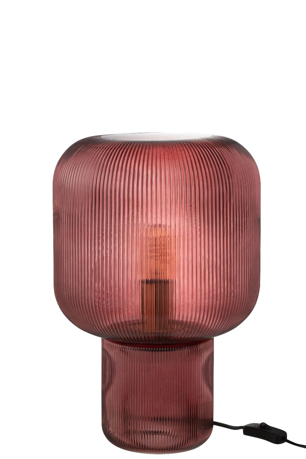 Emob Lamp Glas Rood