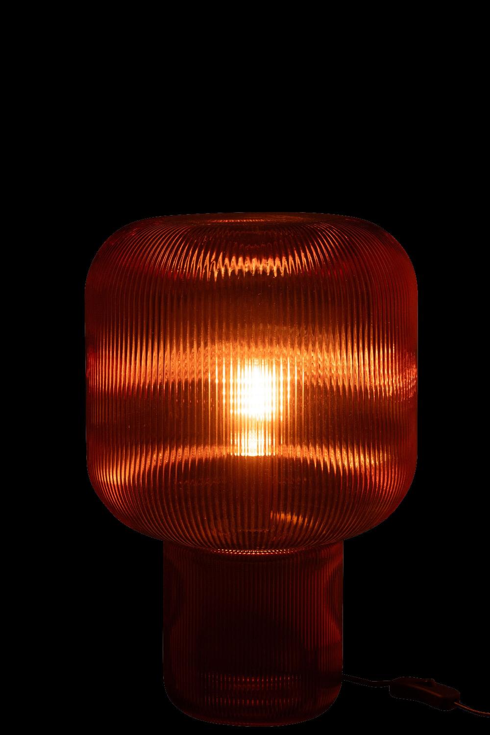 Emob Lamp Glas Rood