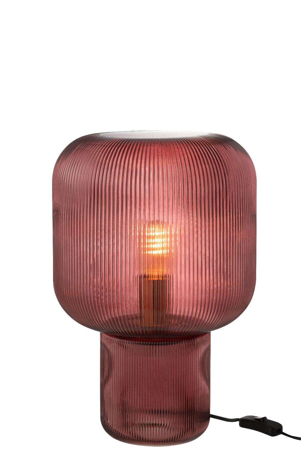 emob Lamp glas rood