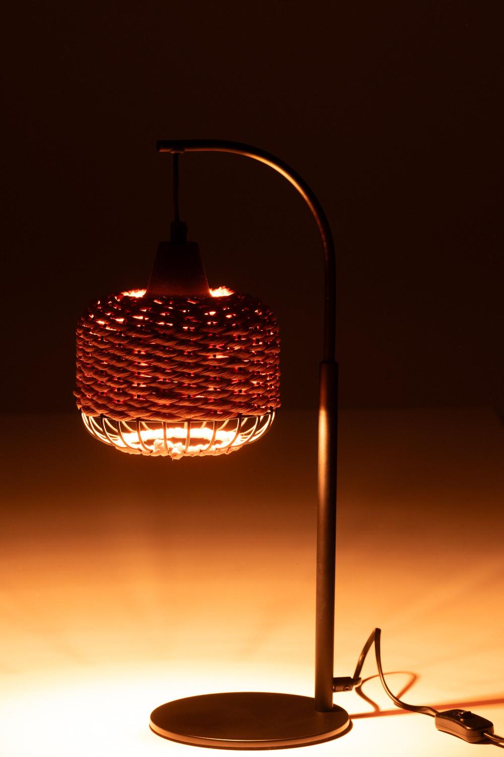 Emob Lamp Lantaarn Metaal Oranje
