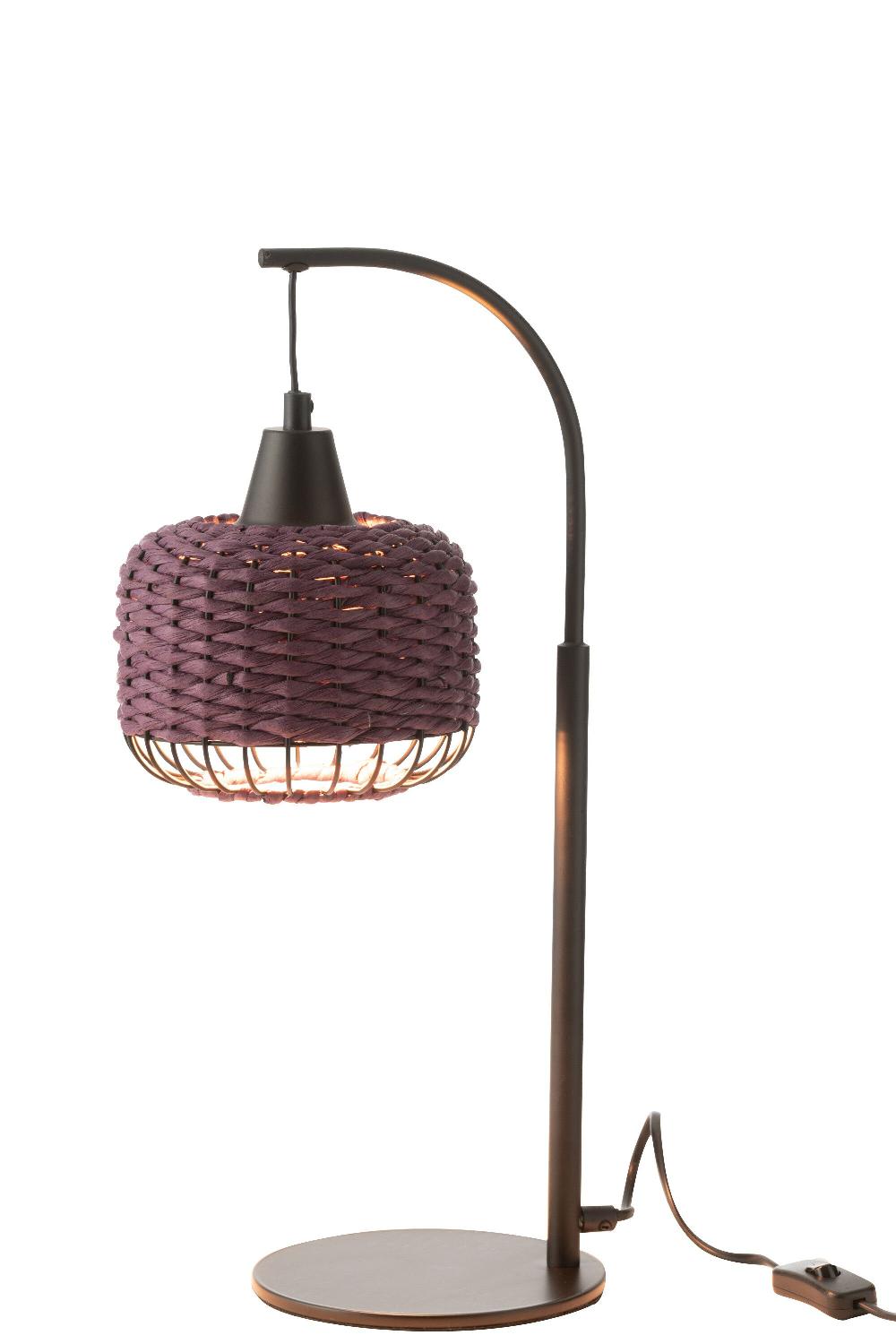 Emob Lamp Lantaarn Metaal Paars