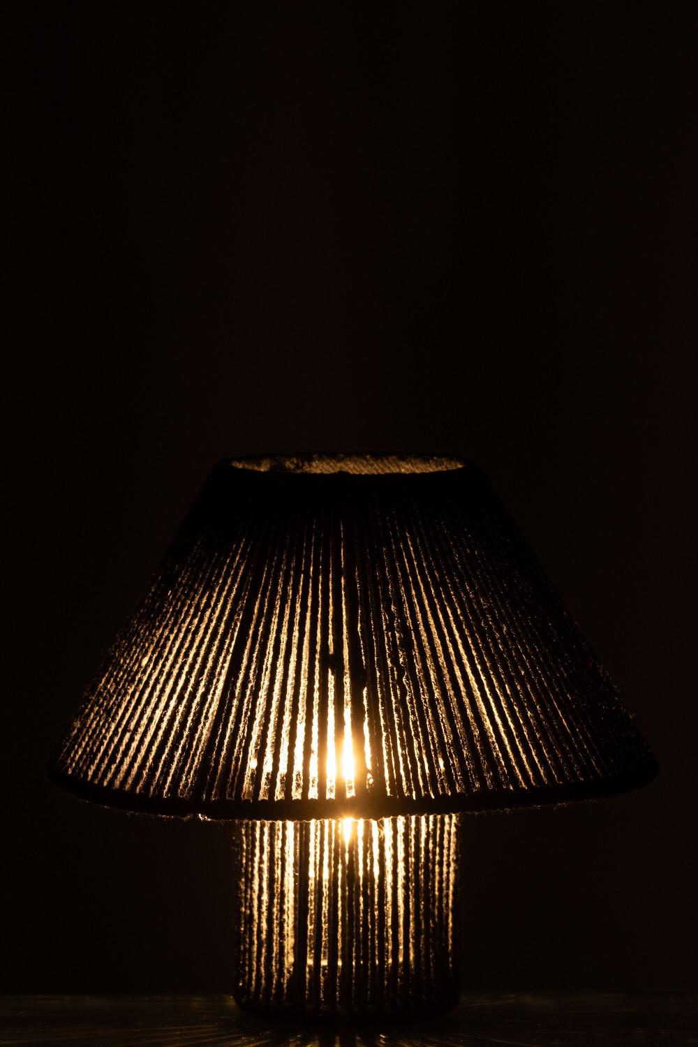 Emob Lamp Led Metaal/katoen Zwart