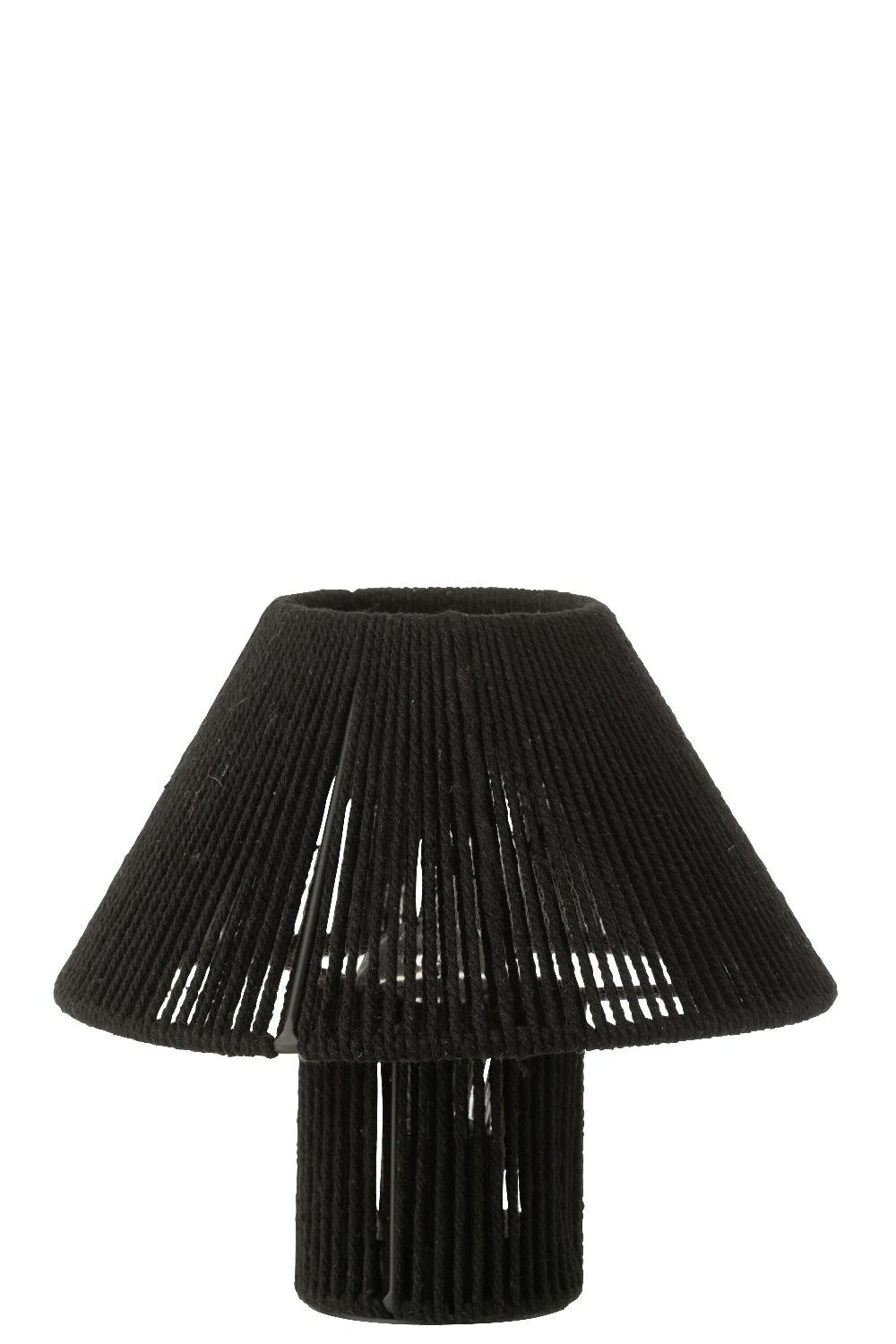 emob Lamp led metaal/katoen zwart