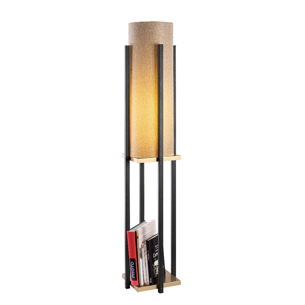 Emob Lampana Staande Lamp - Zwart Goud 64 Cm Hoogte