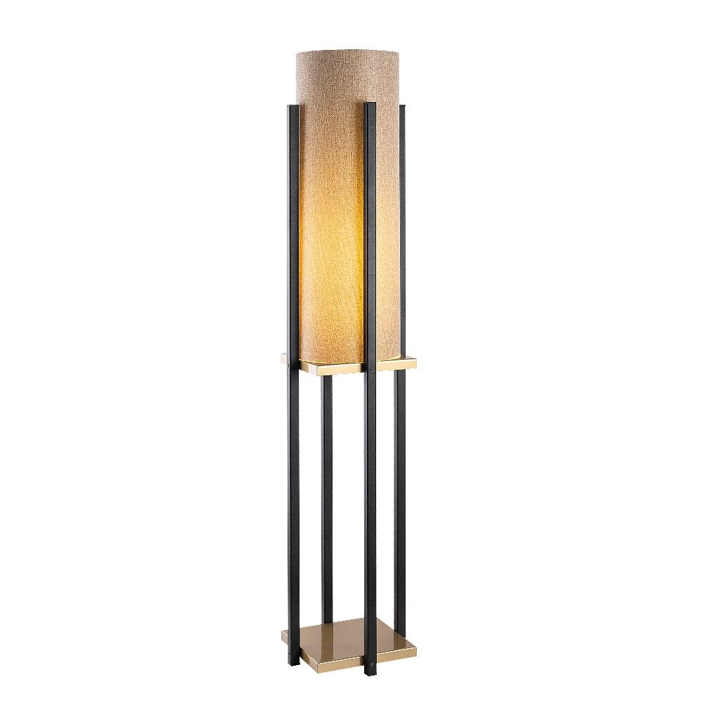 Emob Lampana Staande Lamp - Zwart Goud 64 Cm Hoogte