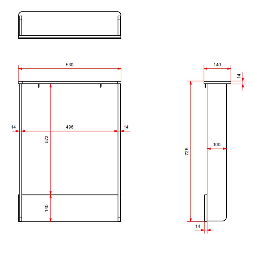 Emob Luierplank Amori - Dennenhout - Wit