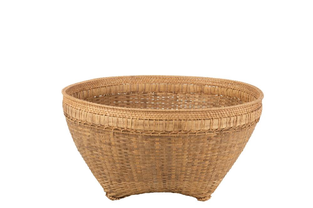 Emob Mand Extra Large Rond Rotan Naturel