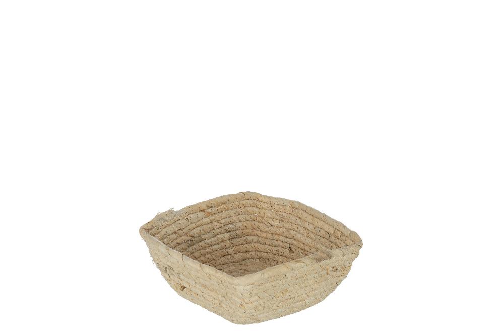 emob Mandje vierkant maïs naturel small