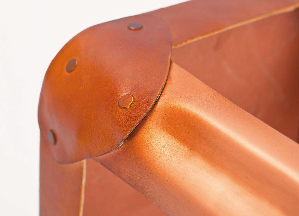 Emob Metalen Krukje Reema Vierkant - Koper