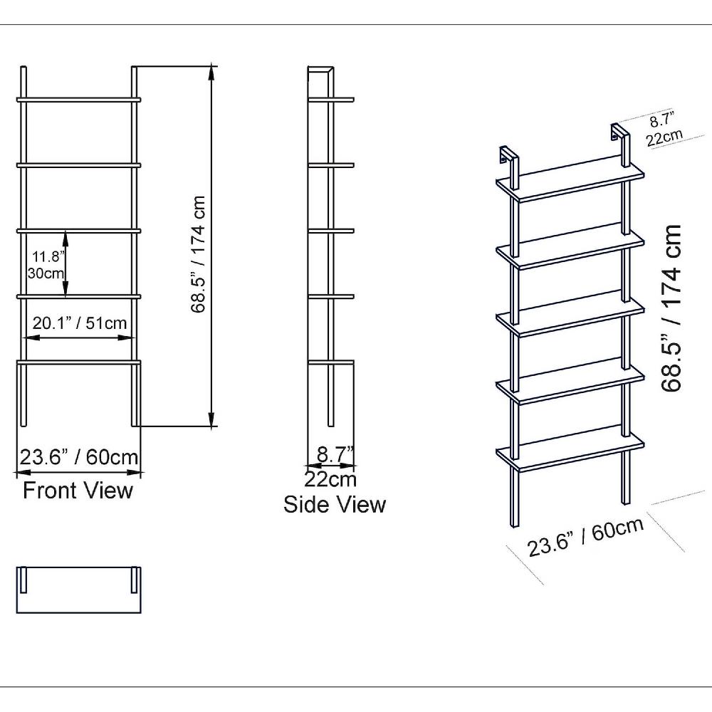 Emob Moderne Boekenplank