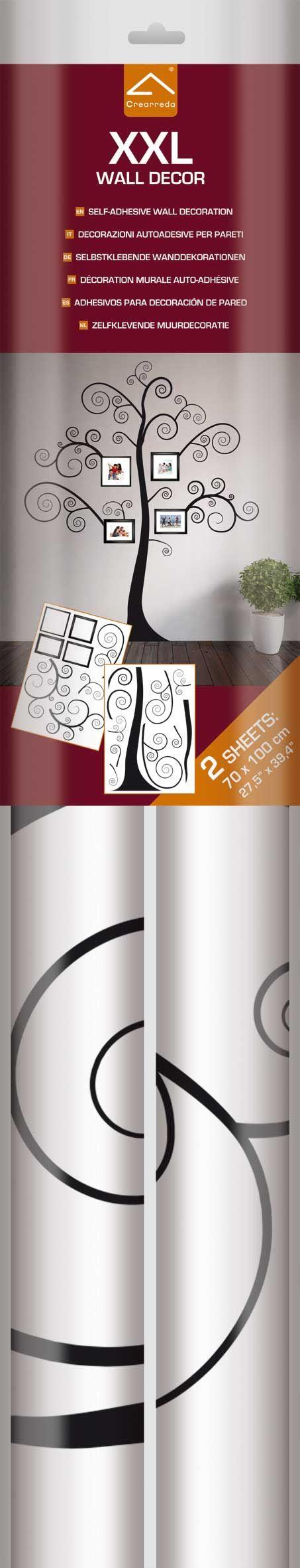 Emob Muursticker Black Tree XXL