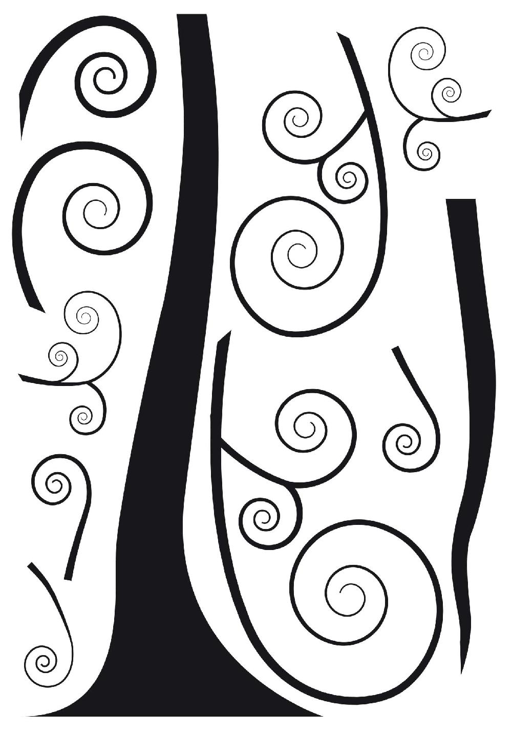 Emob Muursticker Black Tree XXL