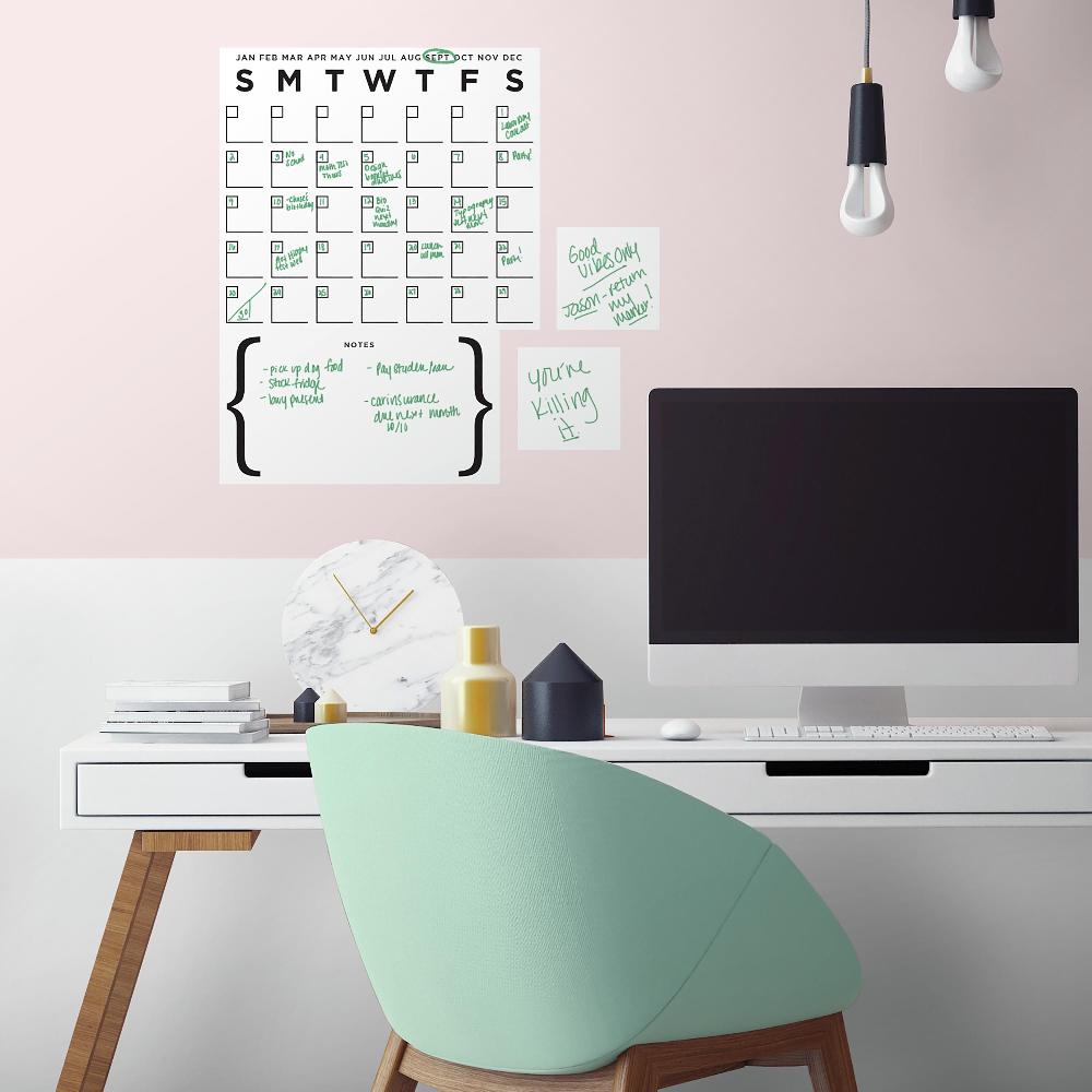 Emob Muursticker Dry Erase Calendar
