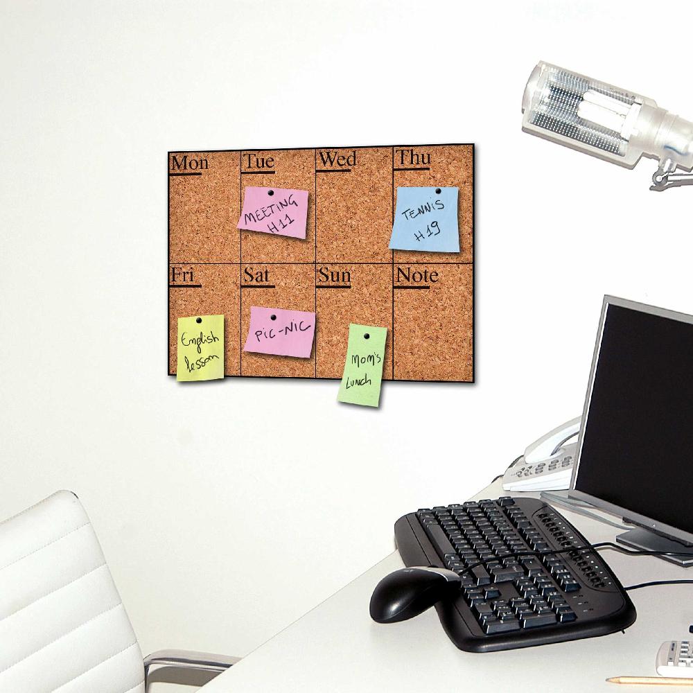 Emob Muursticker Prikbord Week Days