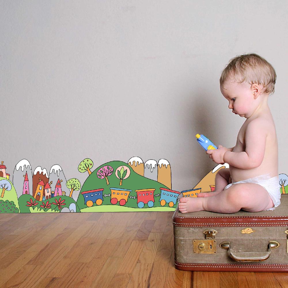 Emob Muursticker Treintje - Sierrand