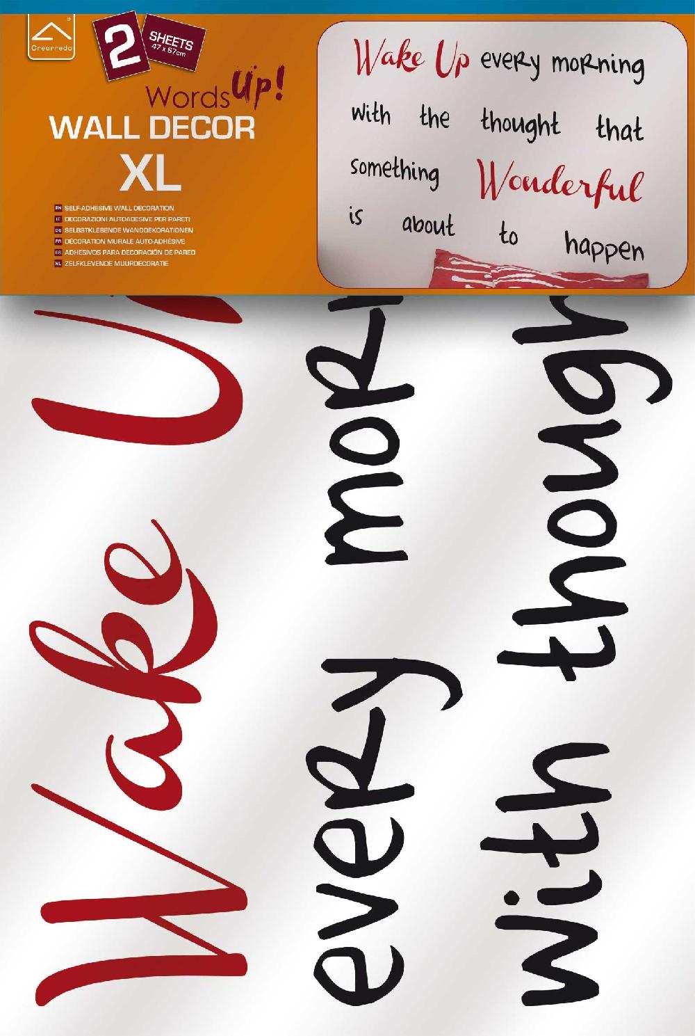 Emob Muursticker Wake Up