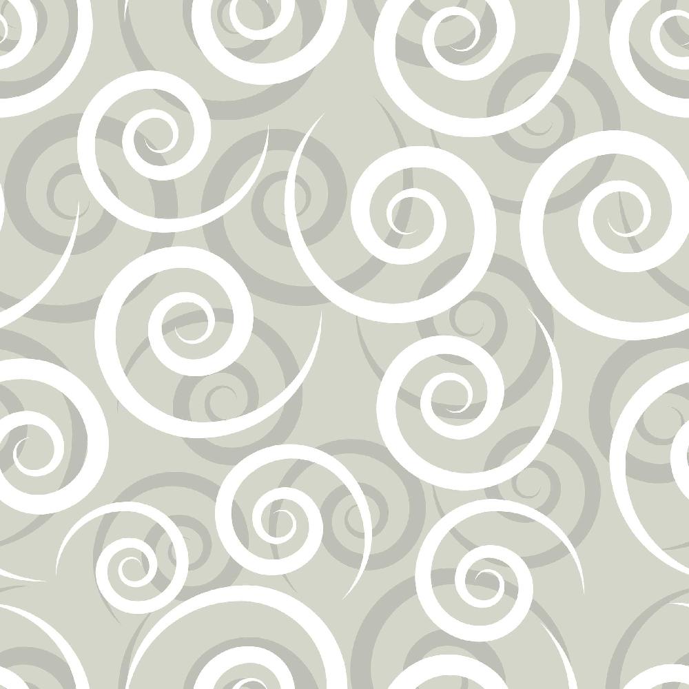 Emob Muurstickers 3D Grey Swirl - Schuimstickers
