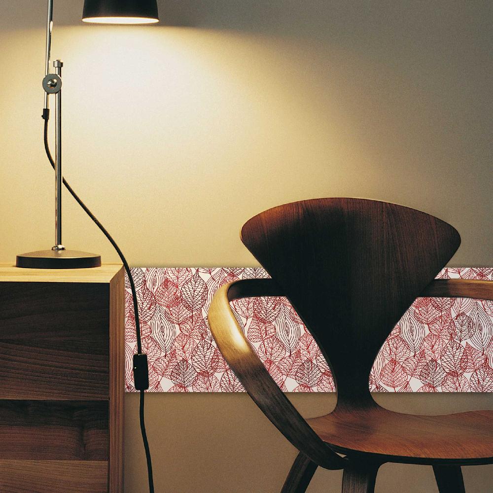 emob Muurstickers 3D Leaves - schuimstickers