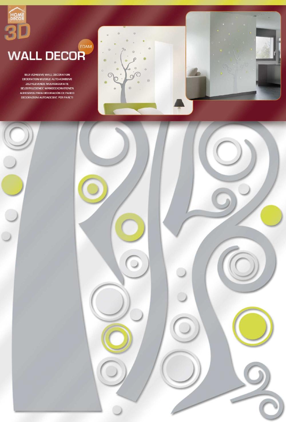 Emob Muurstickers 3D Tree - Schuimstickers