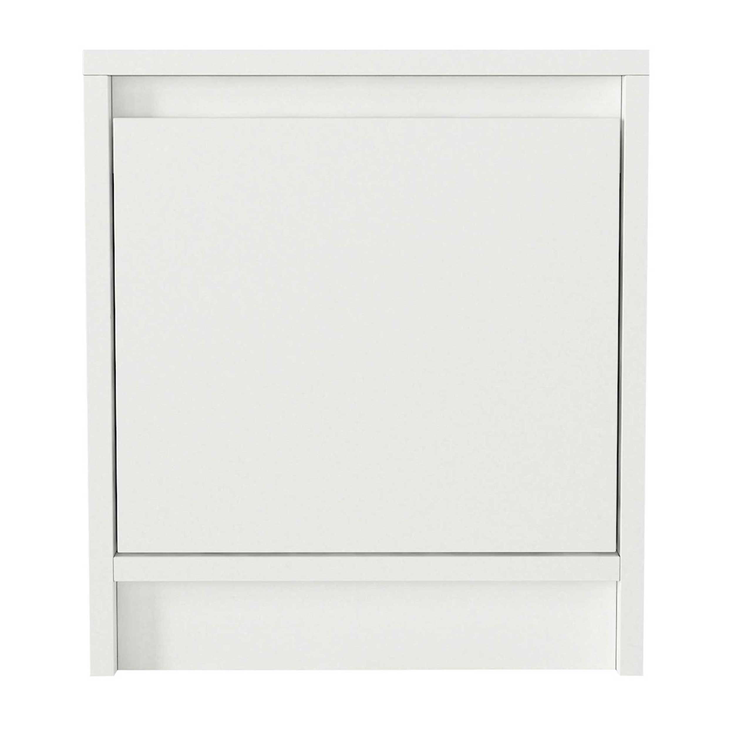 Emob Nachtkastje Conve - 40x35x45cm - Met één Deur - Wit