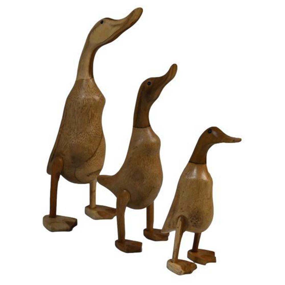 Emob Natuurlijke Bamboe Eendenset - Set Van 3