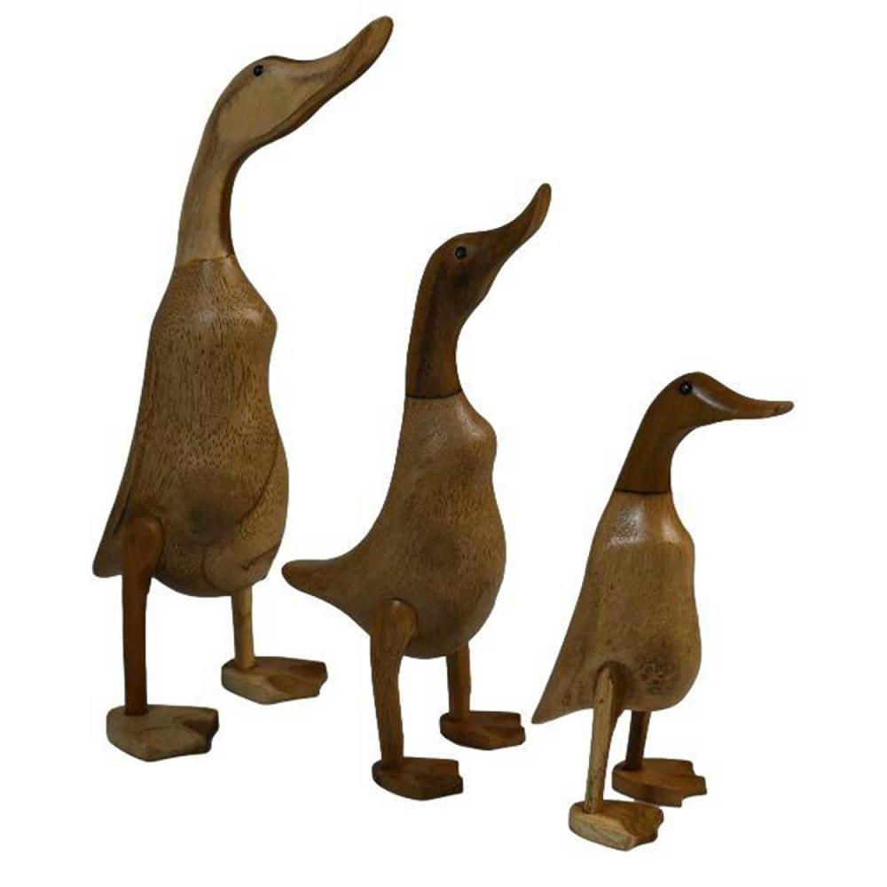 Emob Natuurlijke Bamboe Eendenset - Set Van 3