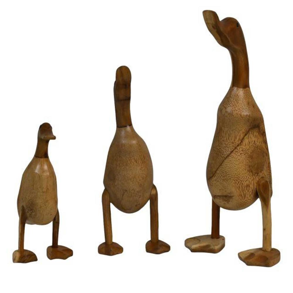 emob Natuurlijke Bamboe Eendenset - Set van 3