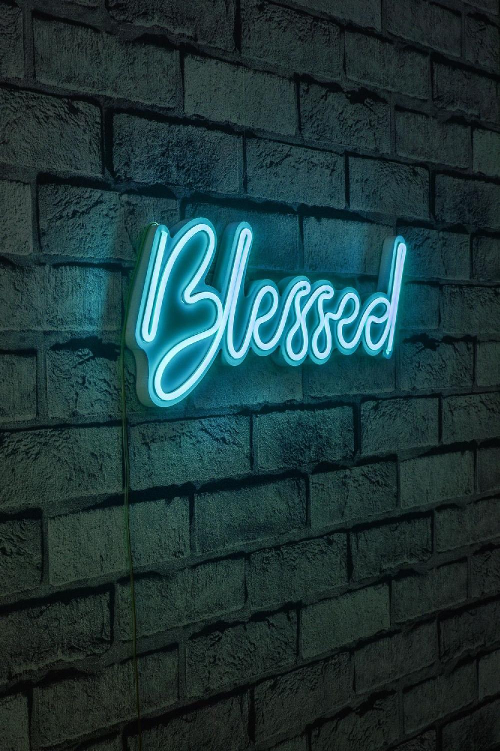 emob Neonverlichting Blessed - Wallity reeks - Blauw