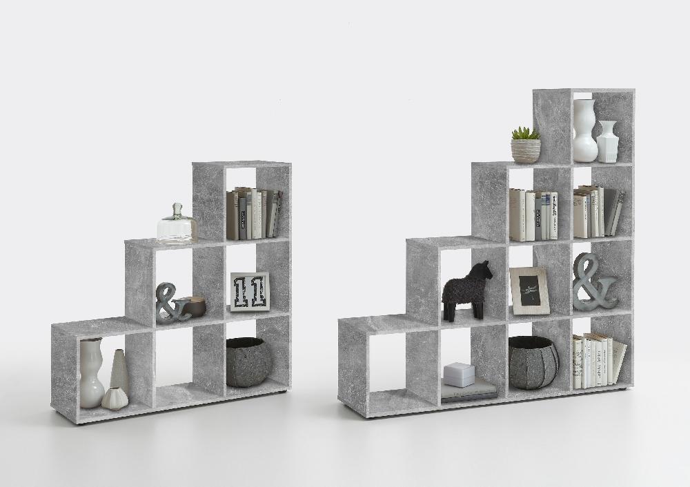 Emob Opbergrek Mega 10 Vakken - Beton