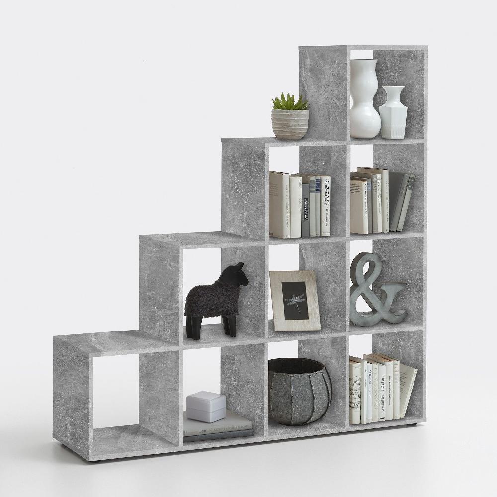 emob Opbergrek Mega 10 vakken - beton