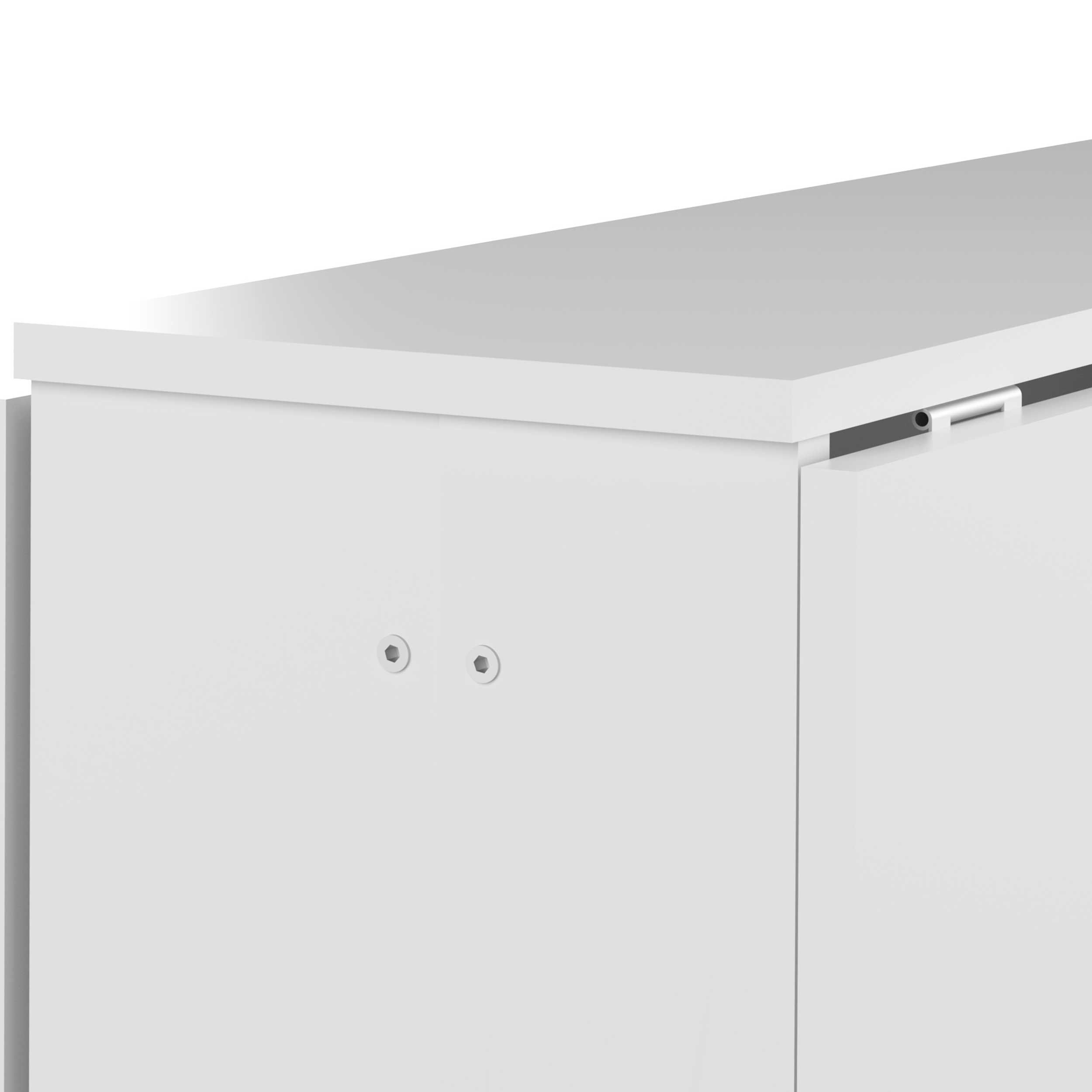 Emob Opklapbare Eettafel Papillon 103 Cm - Wit