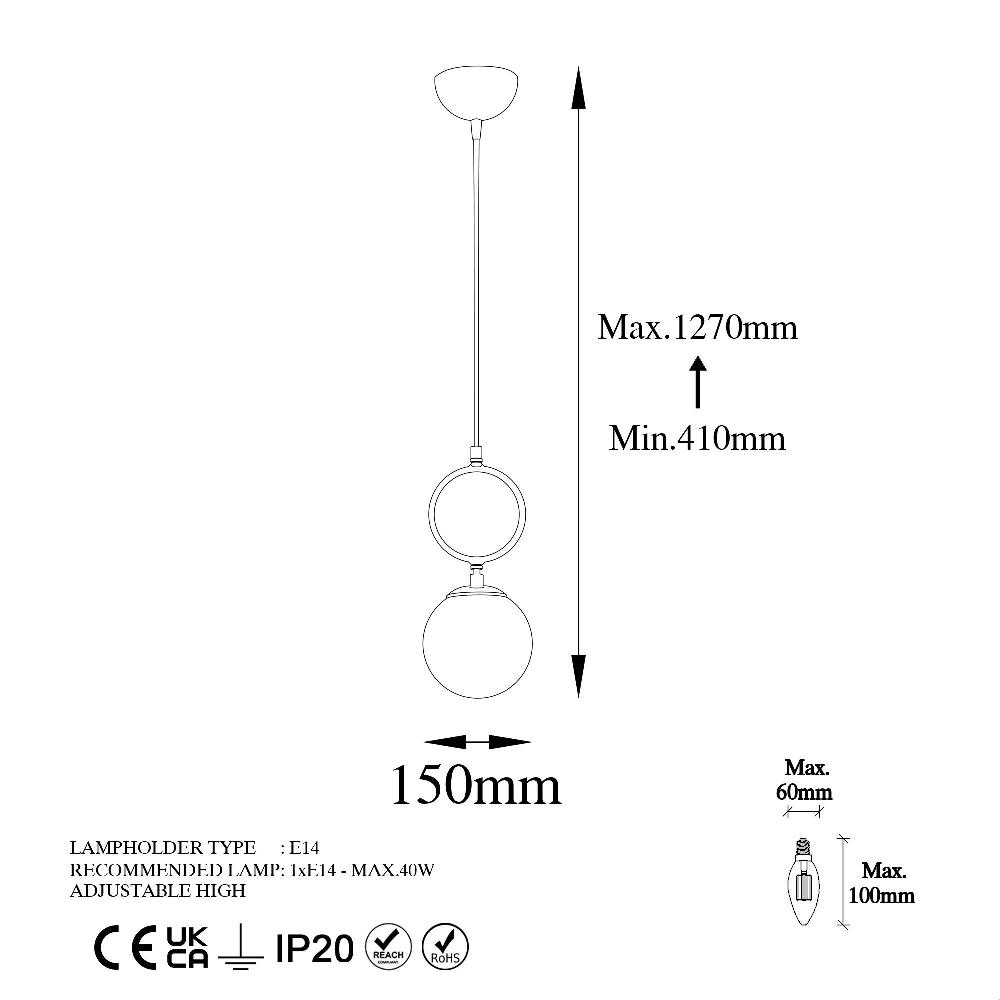 Emob Opviq Kroonluchter