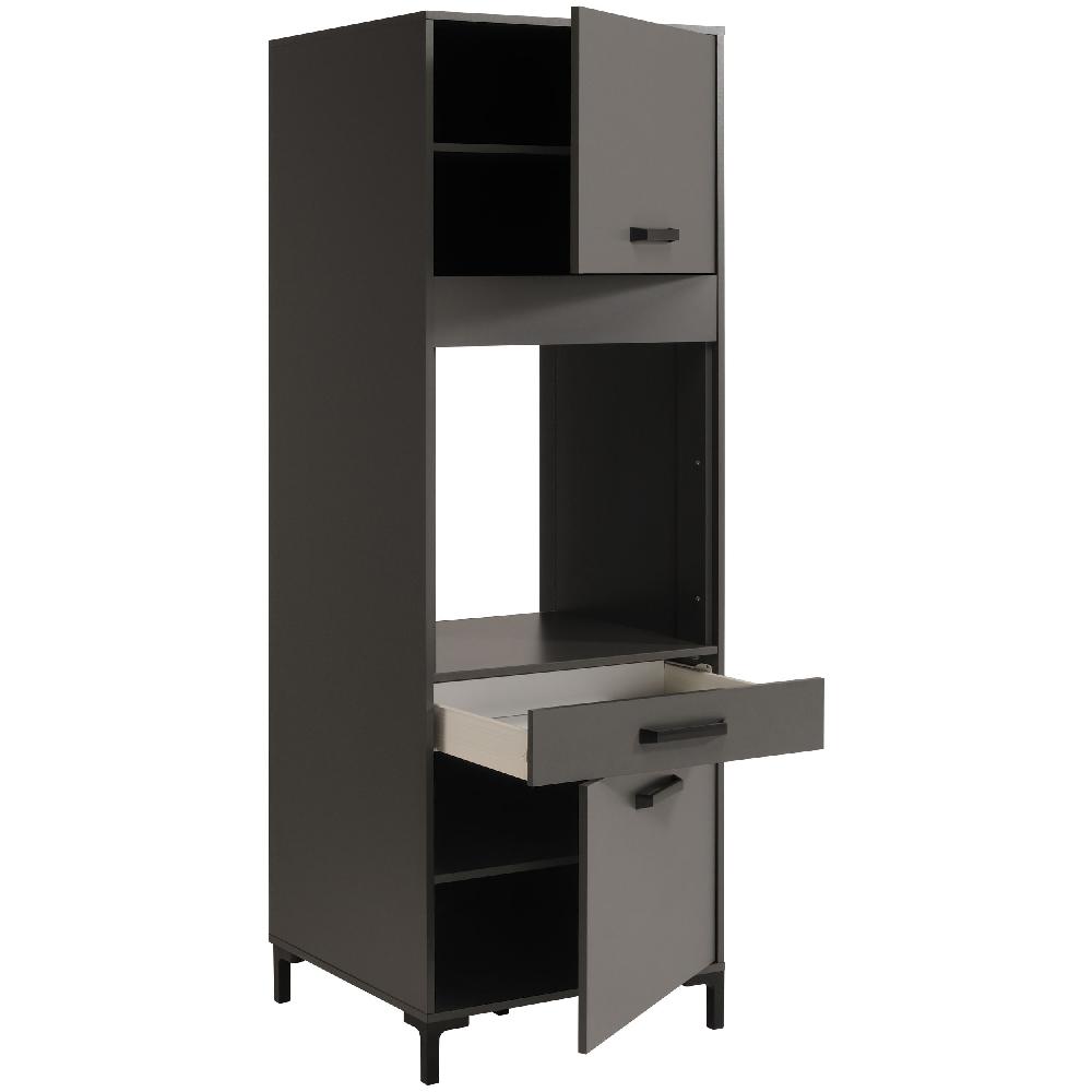 Emob Ovenkast Moove 63cm 2 Deuren - Grijs