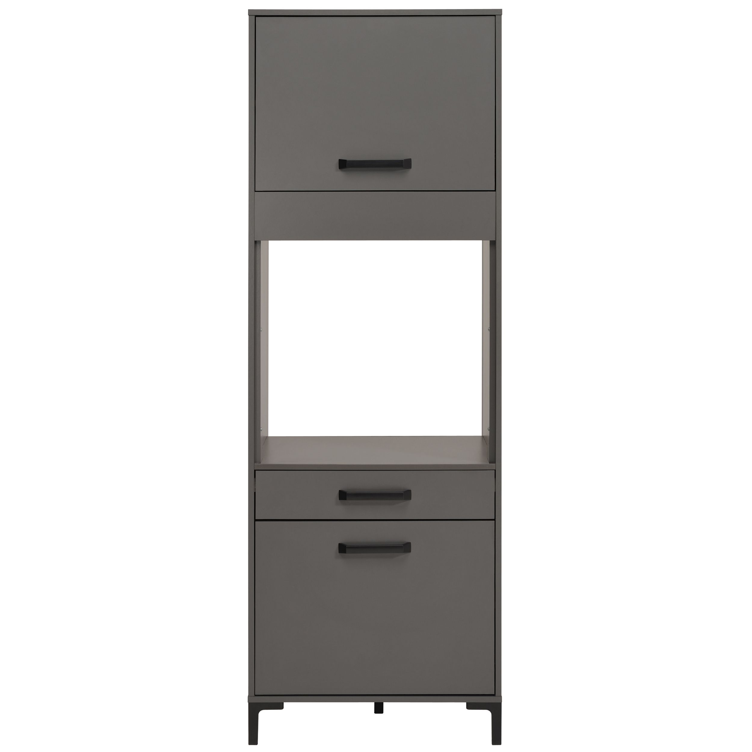 Emob Ovenkast Moove 63cm 2 Deuren - Grijs