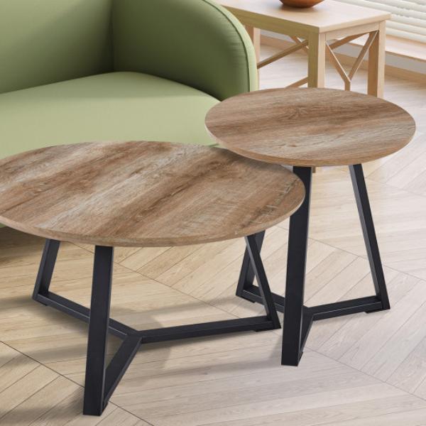 Emob Paso' Decor Oude Eik Bijzettafel